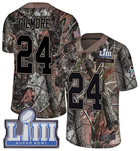 Nike Patriots #24 Stephon Gilmore Camo Super Bowl LIII Bound Youth Stitched NFL Limited Rush Realtree Jersey Nike Patriots #24 Stephon Gilmore Camo Super Bowl LIII Bound Youth Stitched NFL Limited Rush Realtree Jersey