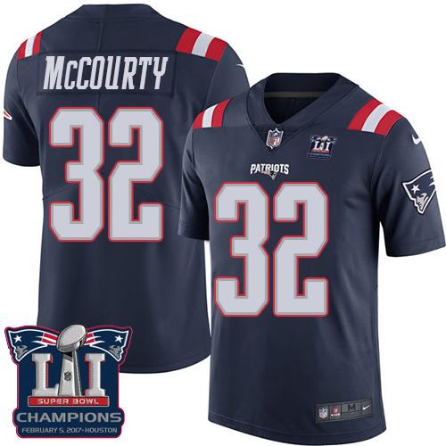 Nike Patriots #32 Devin McCourty Navy Blue Super Bowl LI Champions Men's Stitched NFL Limited Rush Jersey Nike Patriots #32 Devin McCourty Navy Blue Super Bowl LI Champions Men's Stitched NFL Limited Rush Jersey