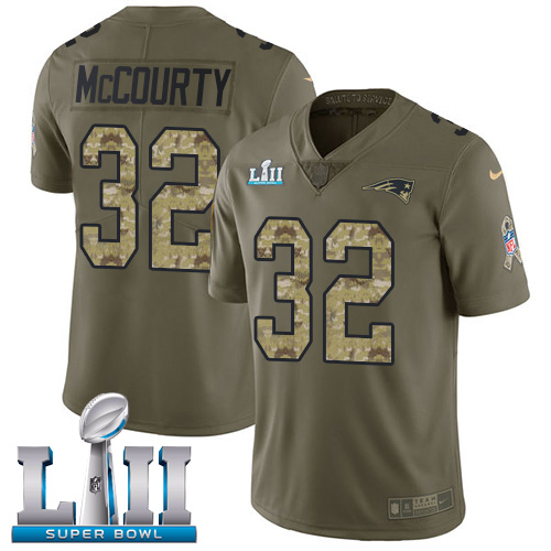 Nike Patriots #32 Devin McCourty Olive Camo Super Bowl LII Men's Stitched NFL Limited 2017 Salute To Service Jersey Nike Patriots #32 Devin McCourty Olive Camo Super Bowl LII Men's Stitched NFL Limited 2017 Salute To Service Jersey