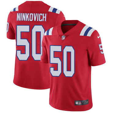 Nike Patriots #50 Rob Ninkovich Red Alternate Men's Stitched NFL Vapor Untouchable Limited Jersey