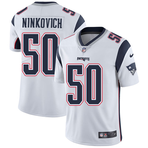 Nike Patriots #50 Rob Ninkovich White Men's Stitched NFL Vapor Untouchable Limited Jersey Nike Patriots #50 Rob Ninkovich White Men's Stitched NFL Vapor Untouchable Limited Jersey