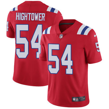Nike Patriots #54 Dont'a Hightower Red Alternate Men's Stitched NFL Vapor Untouchable Limited Jersey Nike Patriots #54 Dont'a Hightower Red Alternate Men's Stitched NFL Vapor Untouchable Limited Jersey