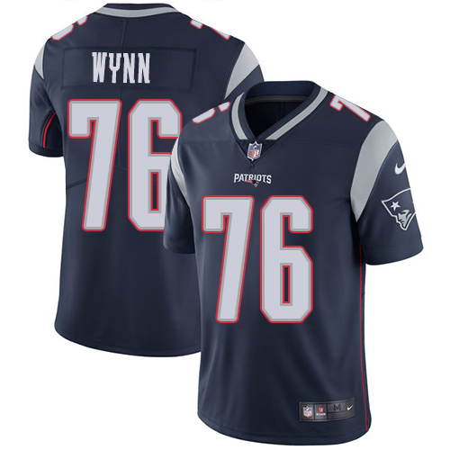 Nike Patriots #76 Isaiah Wynn Navy Blue Team Color Men's Stitched NFL Vapor Untouchable Limited Jersey Nike Patriots #76 Isaiah Wynn Navy Blue Team Color Men's Stitched NFL Vapor Untouchable Limited Jersey