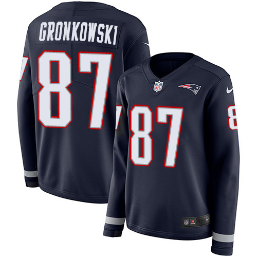 Nike Patriots #87 Rob Gronkowski Navy Blue Team Color Women's Nike Patriots #87 Rob Gronkowski Navy Blue Team Color Women's
