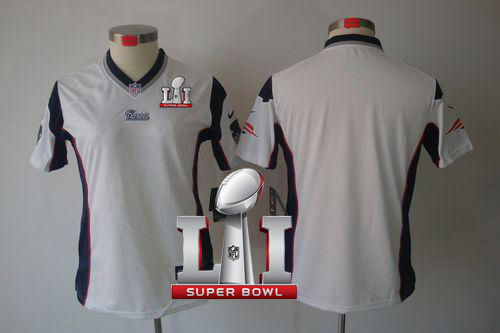 Nike Patriots Blank White Super Bowl LI 51 Women's Stitched NFL Limited Jersey Nike Patriots Blank White Super Bowl LI 51 Women's Stitched NFL Limited Jersey