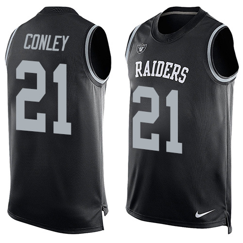 Nike Raiders #21 Gareon Conley Black Team Color Men's Stitched NFL Limited Tank Top Jersey Nike Raiders #21 Gareon Conley Black Team Color Men's Stitched NFL Limited Tank Top Jersey
