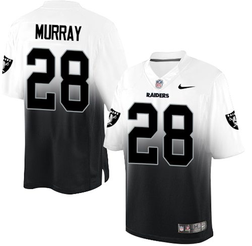 Nike Raiders #28 Latavius Murray White Black Men's Stitched NFL Elite Fadeaway Fashion Jersey Nike Raiders #28 Latavius Murray White Black Men's Stitched NFL Elite Fadeaway Fashion Jersey