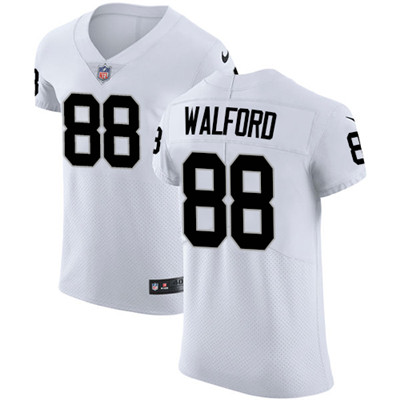 Nike Raiders #88 Clive Walford White Men's Stitched NFL Vapor Untouchable Elite Jersey Nike Raiders #88 Clive Walford White Men's Stitched NFL Vapor Untouchable Elite Jersey