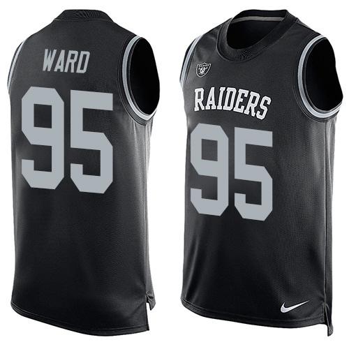 Nike Raiders #95 Jihad Ward Black Team Color Men's Stitched NFL Limited Tank Top Jersey Nike Raiders #95 Jihad Ward Black Team Color Men's Stitched NFL Limited Tank Top Jersey