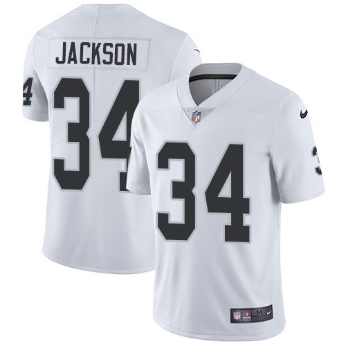 Nike Raiders 34 Bo Jackson White Vapor Untouchable Limited Jersey Nike Raiders 34 Bo Jackson White Vapor Untouchable Limited Jersey