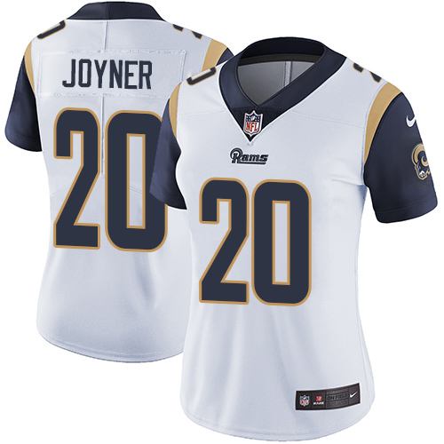 Nike Rams #20 Lamarcus Joyner White Women's Stitched NFL Vapor Untouchable Limited Jersey Nike Rams #20 Lamarcus Joyner White Women's Stitched NFL Vapor Untouchable Limited Jersey