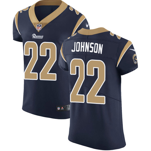 Nike Rams #22 Trumaine Johnson Navy Blue Team Color Men's Stitched NFL Vapor Untouchable Elite Jersey Nike Rams #22 Trumaine Johnson Navy Blue Team Color Men's Stitched NFL Vapor Untouchable Elite Jersey