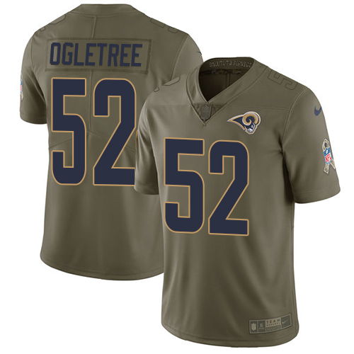 Nike Rams #52 Alec Ogletree Olive Youth Stitched NFL Limited 2017 Salute to Service Jersey