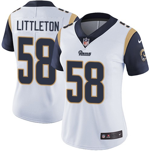 Nike Rams #58 Cory Littleton White Women's Stitched NFL Vapor Untouchable Limited Jersey Nike Rams #58 Cory Littleton White Women's Stitched NFL Vapor Untouchable Limited Jersey