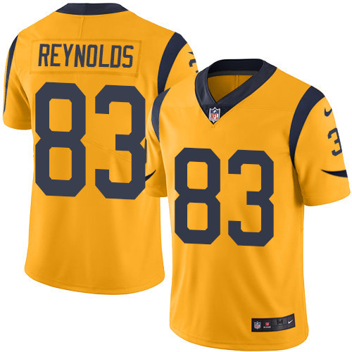 Nike Rams #83 Josh Reynolds Gold Men's Stitched NFL Limited Rush Jersey Nike Rams #83 Josh Reynolds Gold Men's Stitched NFL Limited Rush Jersey