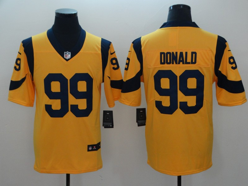 Nike Rams 99 Aaron Donald Gold Vapor Untouchable Limited Jersey Nike Rams 99 Aaron Donald Gold Vapor Untouchable Limited Jersey