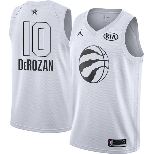 Nike Raptors #10 DeMar DeRozan White NBA Jordan Swingman 2018 All-Star Game Jersey Nike Raptors #10 DeMar DeRozan White NBA Jordan Swingman 2018 All-Star Game Jersey