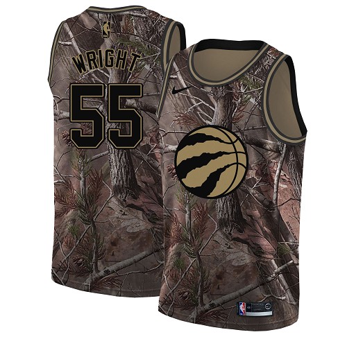 Nike Raptors #55 Delon Wright Camo Women's NBA Swingman Realtree Collection Jersey