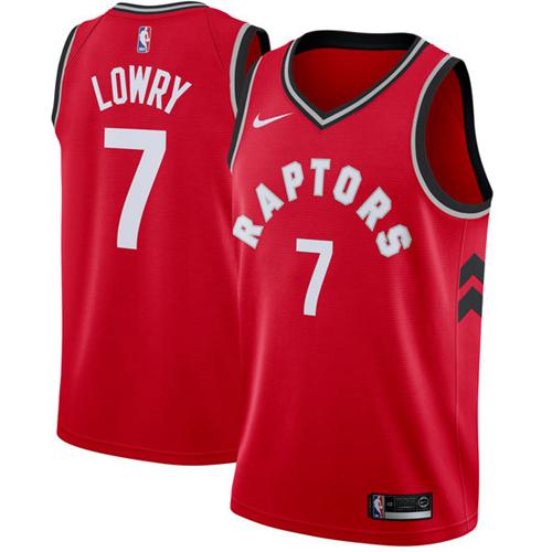 Nike Raptors #7 Kyle Lowry Red NBA Swingman Jersey Nike Raptors #7 Kyle Lowry Red NBA Swingman Jersey