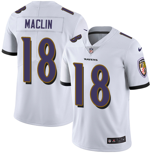 Nike Ravens #18 Jeremy Maclin White Youth Stitched NFL Vapor Untouchable Limited Jersey Nike Ravens #18 Jeremy Maclin White Youth Stitched NFL Vapor Untouchable Limited Jersey