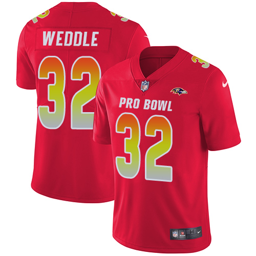 Nike Ravens #32 Eric Weddle Red Youth Stitched NFL Limited AFC 2018 Pro Bowl Jersey Nike Ravens #32 Eric Weddle Red Youth Stitched NFL Limited AFC 2018 Pro Bowl Jersey