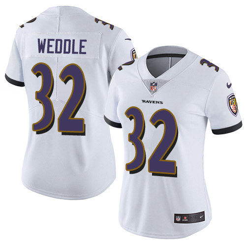 Nike Ravens #32 Eric Weddle White Women's Stitched NFL Vapor Untouchable Limited Jersey Nike Ravens #32 Eric Weddle White Women's Stitched NFL Vapor Untouchable Limited Jersey