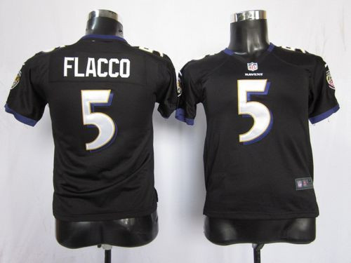 Nike Ravens #5 Joe Flacco Black Alternate Youth Stitched NFL Elite Jersey Nike Ravens #5 Joe Flacco Black Alternate Youth Stitched NFL Elite Jersey