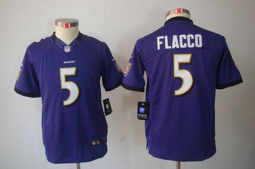 Nike Ravens #5 Joe Flacco Purple Team Color Youth Stitched NFL Vapor Untouchable Limited Jersey Nike Ravens #5 Joe Flacco Purple Team Color Youth Stitched NFL Vapor Untouchable Limited Jersey