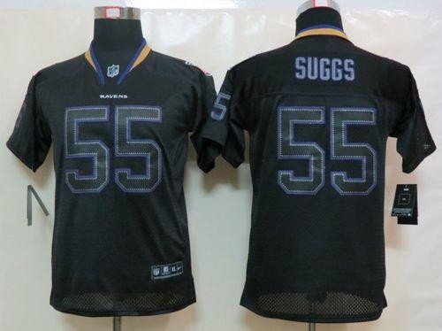 Nike Ravens #55 Terrell Suggs Lights Out Black Youth Stitched NFL Elite Jersey Nike Ravens #55 Terrell Suggs Lights Out Black Youth Stitched NFL Elite Jersey