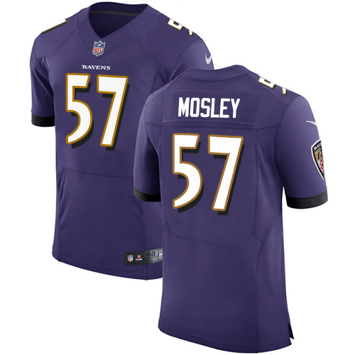 Nike Ravens #57 C.J. Mosley Purple Team Color Men's Stitched NFL Vapor Untouchable Elite Jersey Nike Ravens #57 C.J. Mosley Purple Team Color Men's Stitched NFL Vapor Untouchable Elite Jersey