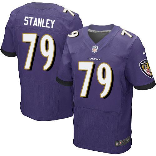Nike Ravens #79 Ronnie Stanley Purple Team Color Men's Stitched NFL New Elite Jersey Nike Ravens #79 Ronnie Stanley Purple Team Color Men's Stitched NFL New Elite Jersey