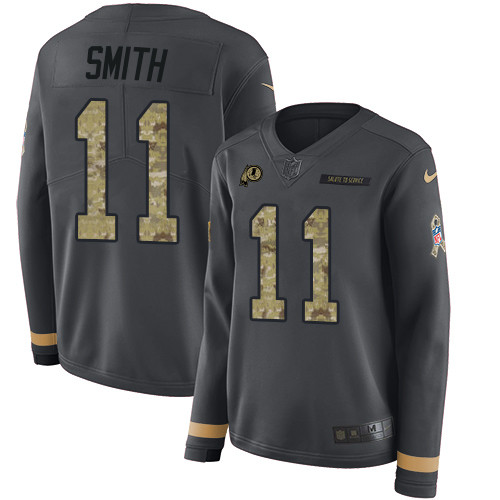 Nike Redskins #11 Alex Smith Anthracite Salute to Service Nike Redskins #11 Alex Smith Anthracite Salute to Service