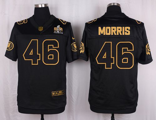 Nike Redskins #46 Alfred Morris Black Men's Stitched NFL Elite Pro Line Gold Collection Jersey Nike Redskins #46 Alfred Morris Black Men's Stitched NFL Elite Pro Line Gold Collection Jersey