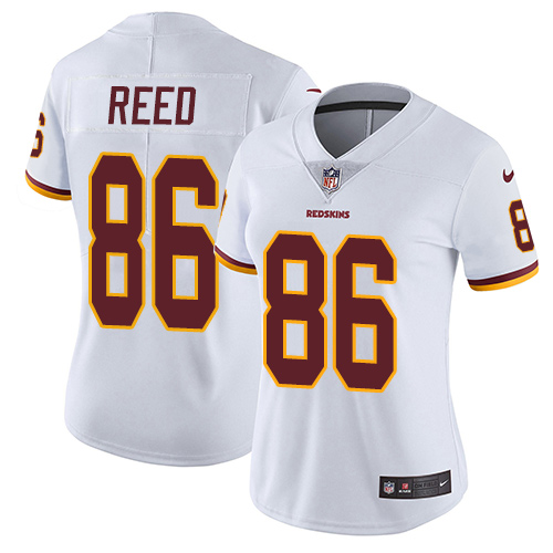 Nike Redskins #86 Jordan Reed White Women's Stitched NFL Vapor Untouchable Limited Jersey Nike Redskins #86 Jordan Reed White Women's Stitched NFL Vapor Untouchable Limited Jersey