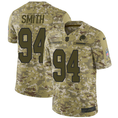 Nike Redskins #94 Preston Smith Camo Men's Stitched NFL Limited 2018 Salute To Service Jersey Nike Redskins #94 Preston Smith Camo Men's Stitched NFL Limited 2018 Salute To Service Jersey