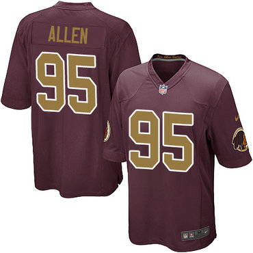 Nike Redskins #95 Jonathan Allen Burgundy Red Alternate Youth Stitched NFL Elite Jersey Nike Redskins #95 Jonathan Allen Burgundy Red Alternate Youth Stitched NFL Elite Jersey