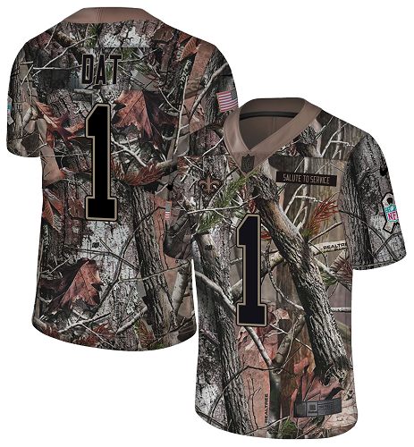 Nike Saints #1 Who Dat Camo Men's Stitched NFL Limited Rush Realtree Jersey Nike Saints #1 Who Dat Camo Men's Stitched NFL Limited Rush Realtree Jersey