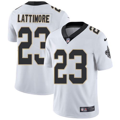 Nike Saints #23 Marshon Lattimore White Youth Stitched NFL Vapor Untouchable Limited Jersey Nike Saints #23 Marshon Lattimore White Youth Stitched NFL Vapor Untouchable Limited Jersey