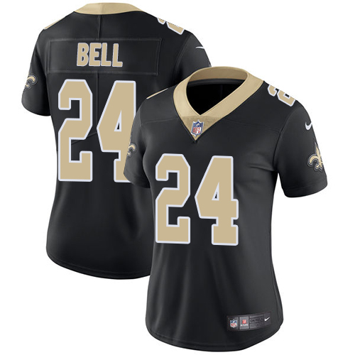 Nike Saints #24 Vonn Bell Black Team Color Women's Stitched NFL Vapor Untouchable Limited Jersey Nike Saints #24 Vonn Bell Black Team Color Women's Stitched NFL Vapor Untouchable Limited Jersey