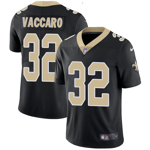 Nike Saints #32 Kenny Vaccaro Black Team Color Men's Stitched NFL Vapor Untouchable Limited Jersey Nike Saints #32 Kenny Vaccaro Black Team Color Men's Stitched NFL Vapor Untouchable Limited Jersey