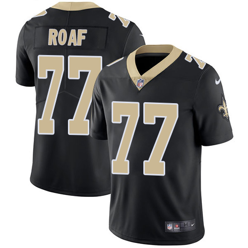Nike Saints #77 Willie Roaf Black Team Color Men's Stitched NFL Vapor Untouchable Limited Jersey Nike Saints #77 Willie Roaf Black Team Color Men's Stitched NFL Vapor Untouchable Limited Jersey