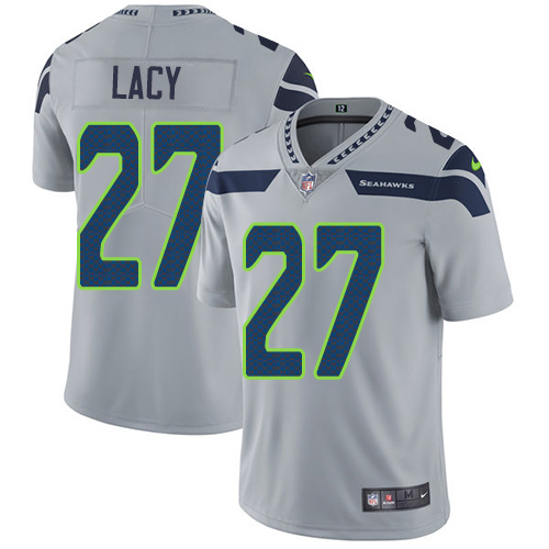 Nike Seahawks #27 Eddie Lacy Grey Alternate Youth Stitched NFL Vapor Untouchable Limited Jersey Nike Seahawks #27 Eddie Lacy Grey Alternate Youth Stitched NFL Vapor Untouchable Limited Jersey