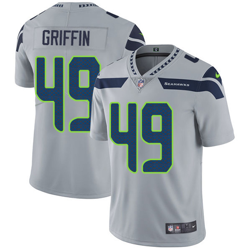 Nike Seahawks #49 Shaquem Griffin Grey Alternate Youth Stitched NFL Vapor Untouchable Limited Jersey Nike Seahawks #49 Shaquem Griffin Grey Alternate Youth Stitched NFL Vapor Untouchable Limited Jersey