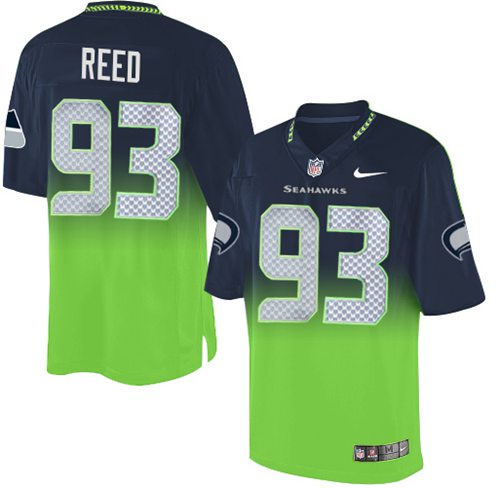 Nike Seahawks #93 Jarran Reed Steel Blue Green Men's Stitched NFL Elite Fadeaway Fashion Jersey Nike Seahawks #93 Jarran Reed Steel Blue Green Men's Stitched NFL Elite Fadeaway Fashion Jersey