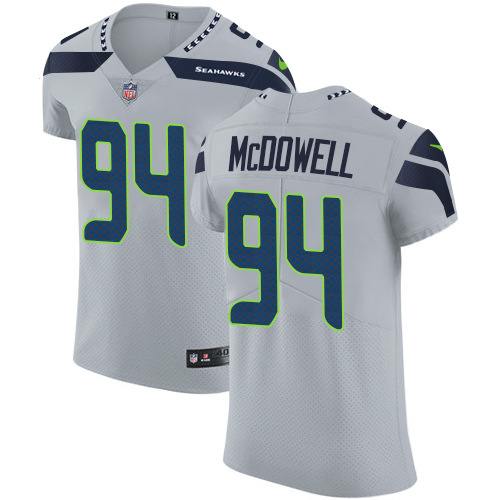 Nike Seahawks #94 Malik McDowell Grey Alternate Men's Stitched NFL Vapor Untouchable Elite Jersey Nike Seahawks #94 Malik McDowell Grey Alternate Men's Stitched NFL Vapor Untouchable Elite Jersey
