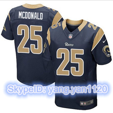 Nike Los Angeles Rams #25 T.J. McDonald Navy Blue Team Color Men's Stitched NFL Elite Jersey Nike Los Angeles Rams #25 T.J. McDonald Navy Blue Team Color Men's Stitched NFL Elite Jersey