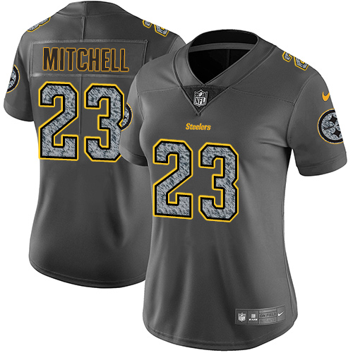 Nike Steelers #23 Mike Mitchell Gray Static Women's Stitched NFL Vapor Untouchable Limited Jersey Nike Steelers #23 Mike Mitchell Gray Static Women's Stitched NFL Vapor Untouchable Limited Jersey