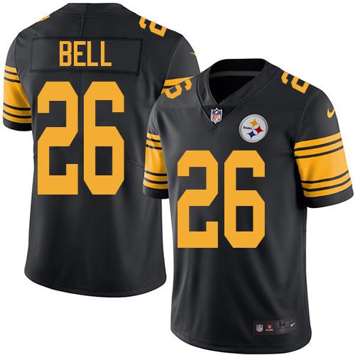 Nike Steelers #26 Le'Veon Bell Black Men's Stitched NFL Limited Rush Jersey Nike Steelers #26 Le'Veon Bell Black Men's Stitched NFL Limited Rush Jersey