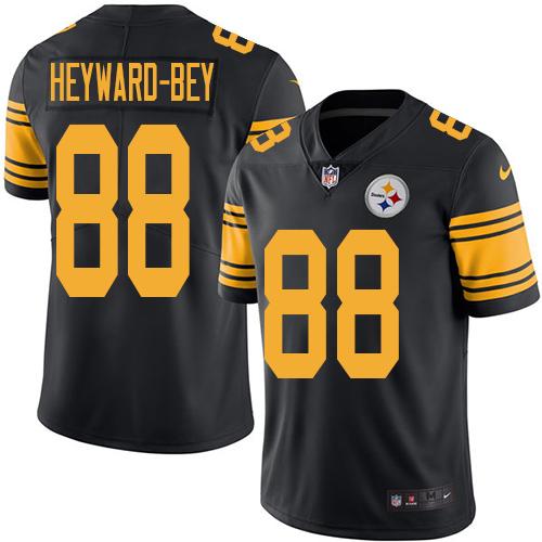 Nike Steelers #88 Darrius Heyward-Bey Black Men's Stitched NFL Limited Rush Jersey Nike Steelers #88 Darrius Heyward-Bey Black Men's Stitched NFL Limited Rush Jersey