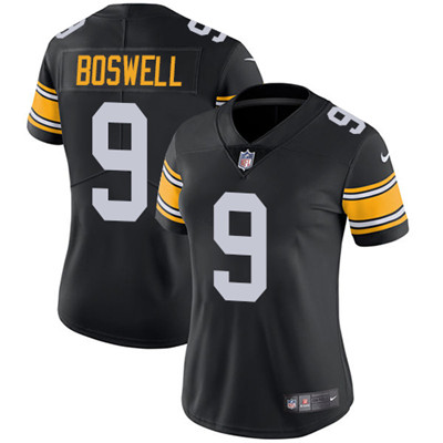 Nike Steelers #9 Chris Boswell Black Alternate Women's Stitched NFL Vapor Untouchable Limited Jersey Nike Steelers #9 Chris Boswell Black Alternate Women's Stitched NFL Vapor Untouchable Limited Jersey